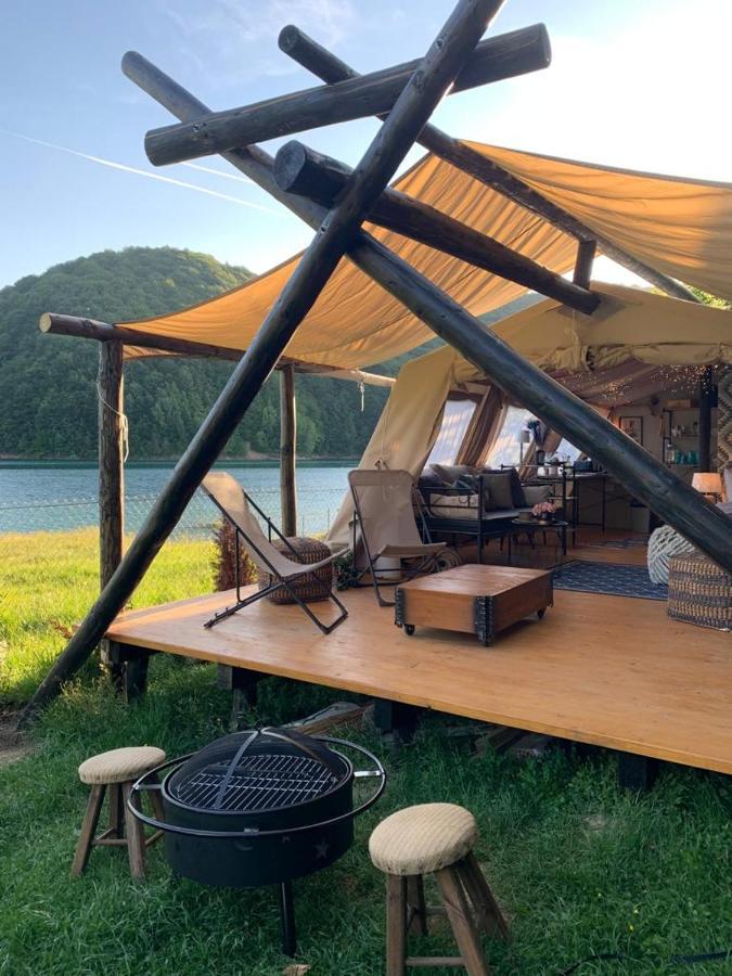 Luxury Lake House & Glamping Villa Teşila Esterno foto